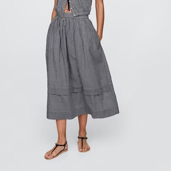 Gap x DOEN Dresses & Skirts - Gap x Doen Gingham Midi Skirt Size Medium (M)